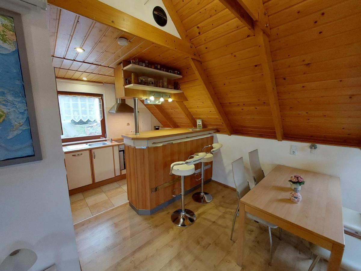 Ferienwohnung Zur Saaleaue Wettin Ngoại thất bức ảnh