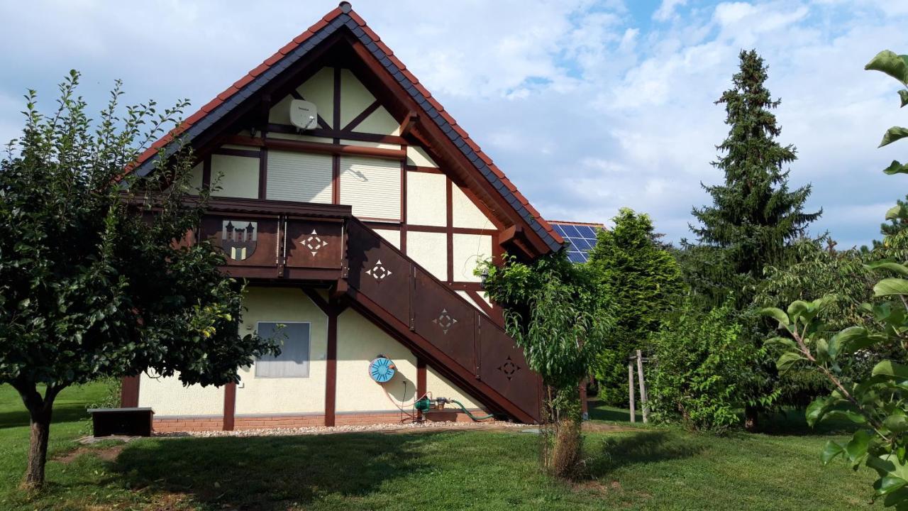 Ferienwohnung Zur Saaleaue Wettin Ngoại thất bức ảnh